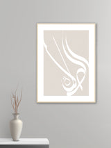 Al Salat Calligraphy Beige - Poster