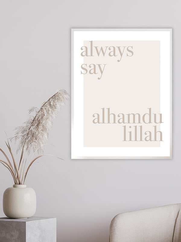 Always Say - Poster