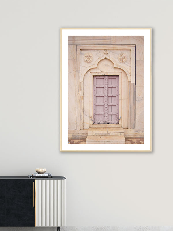 Arabic Door Pink - Poster