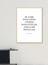 Be a Girl - Poster