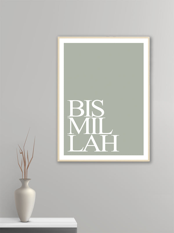 BismiLlah Green - Poster