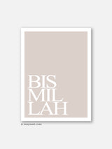 BismiLlah Beige - Poster