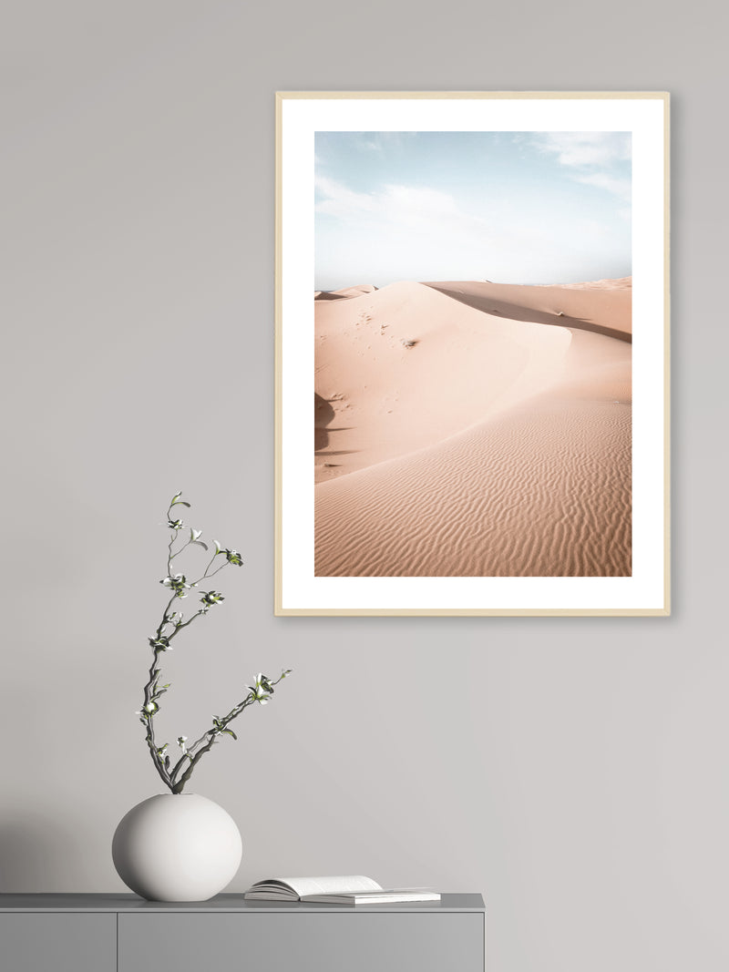 Desert Blue Sky - Poster