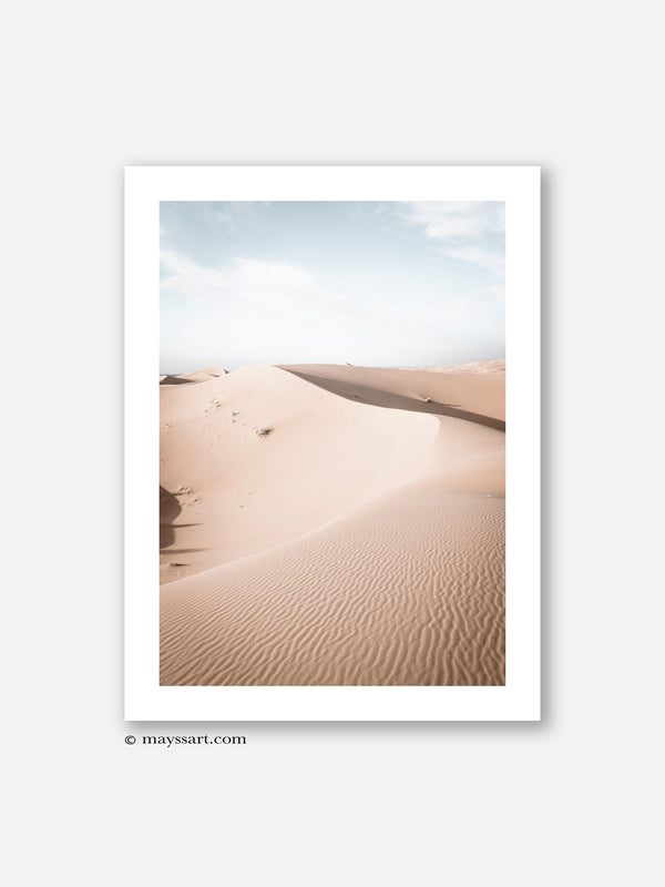 Desert Blue Sky - Poster