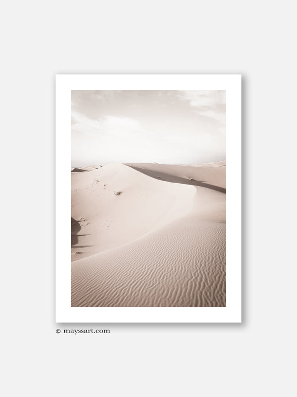 Beige Desert - Poster