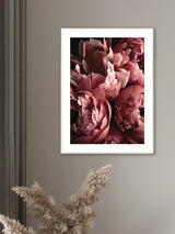 Red Peonies Bouquet- Poster