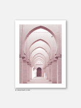 Tinmel Mosque Pink - Poster