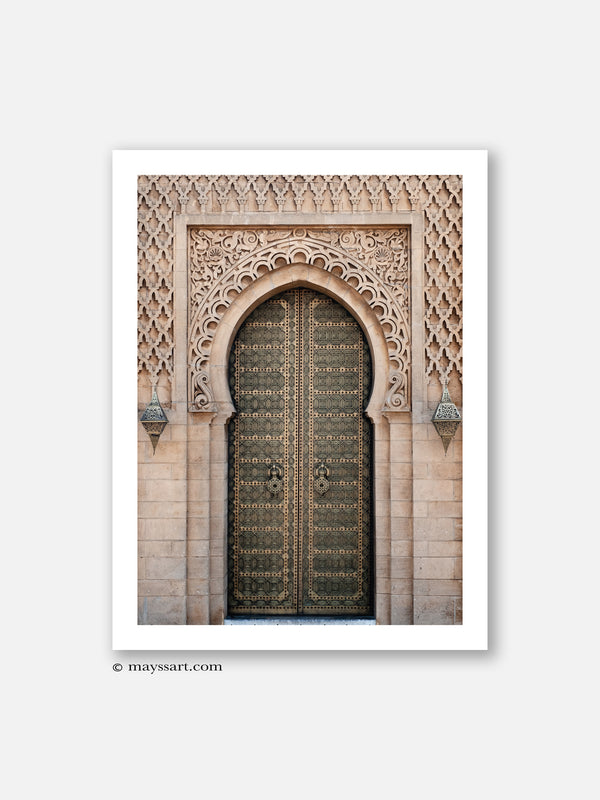 Marrakech Green Door - Poster