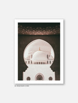 Zayed Mosque Arcade - Poster