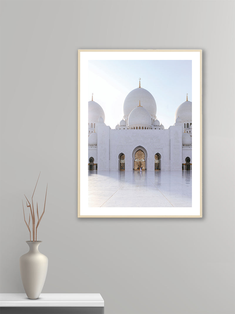 Zayed Mosque Entry - Poster