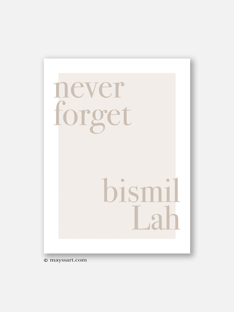 Never Forget - Poster