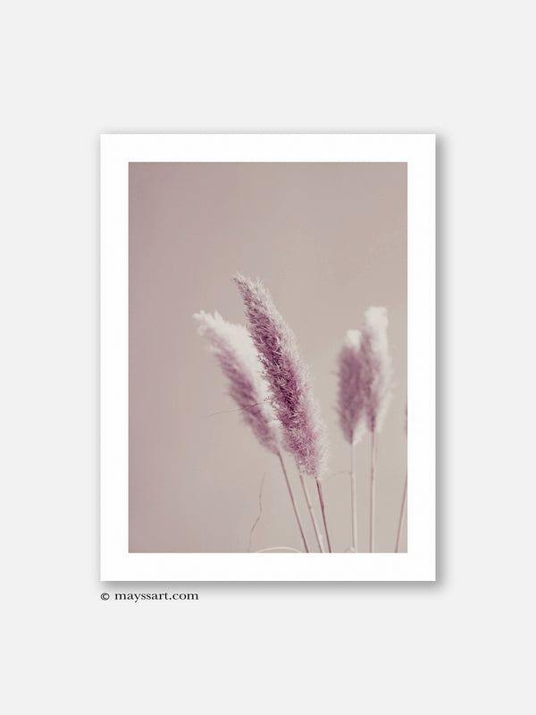 Pink Pampas - Poster