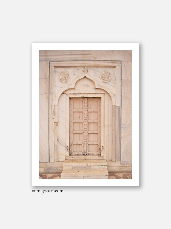 Wood Door - Poster