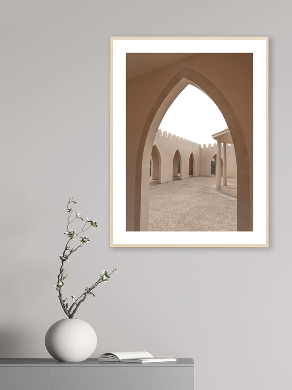 Desert Mosque Arcade - Poster