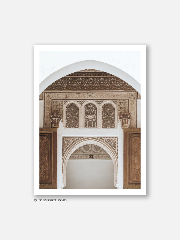 Marrakech Door Architecture - Poster