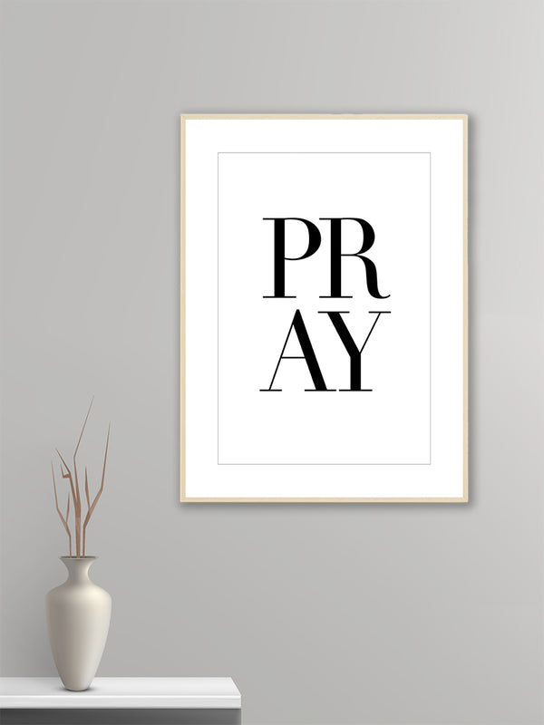 Pray Border - Poster