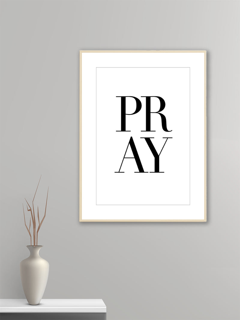 Pray Border - Poster