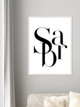 Sabr Letter - Poster