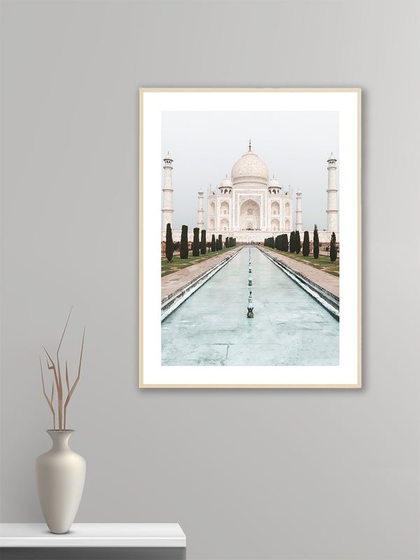 Taj Mahal Entry River - Poster