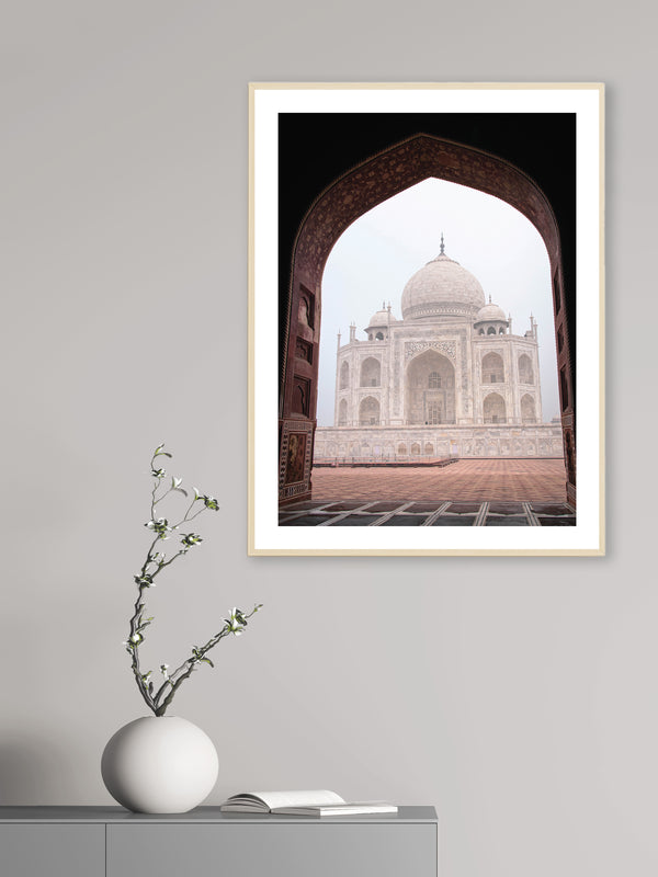 Taj Mahal East Angle - Poster