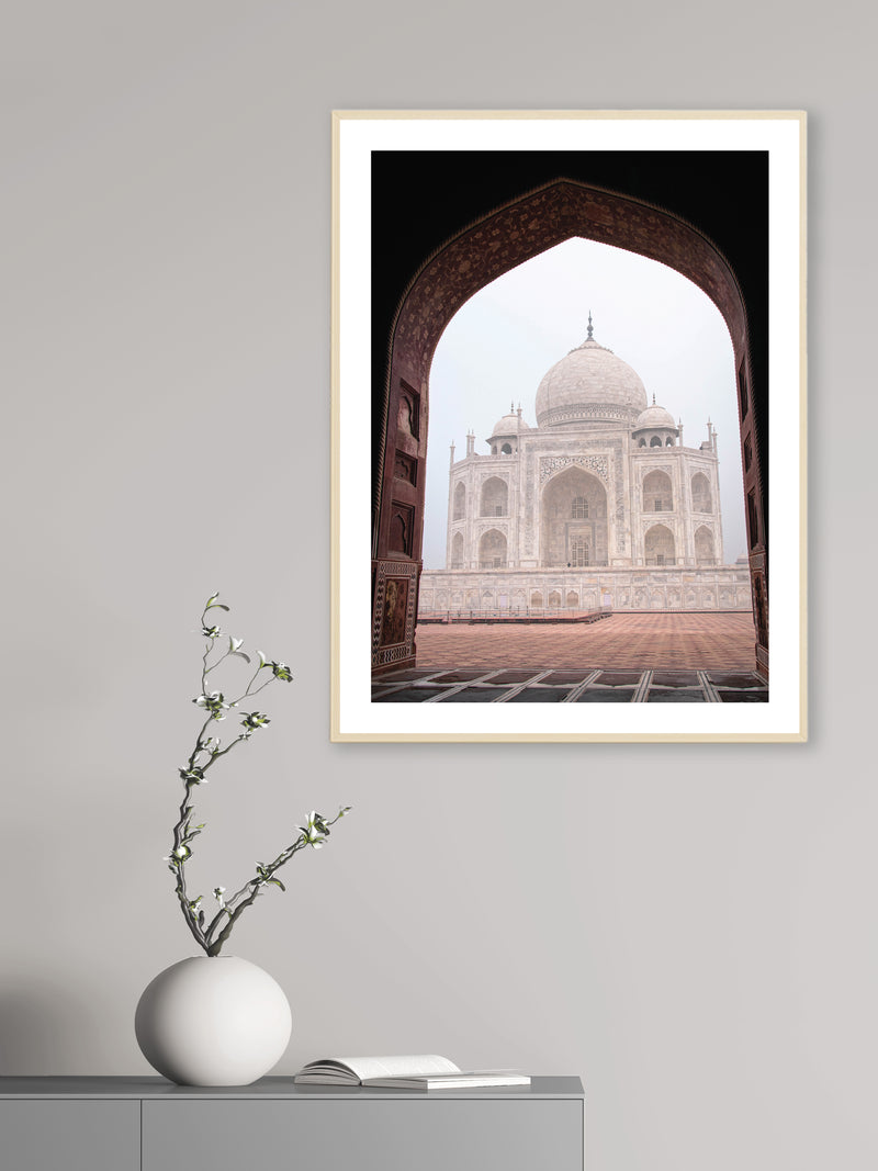 Taj Mahal East Angle - Poster